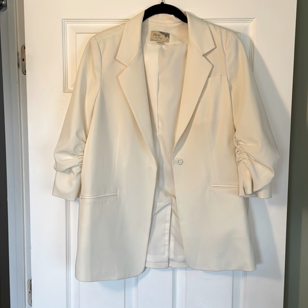 Elizabeth and James white Blazer